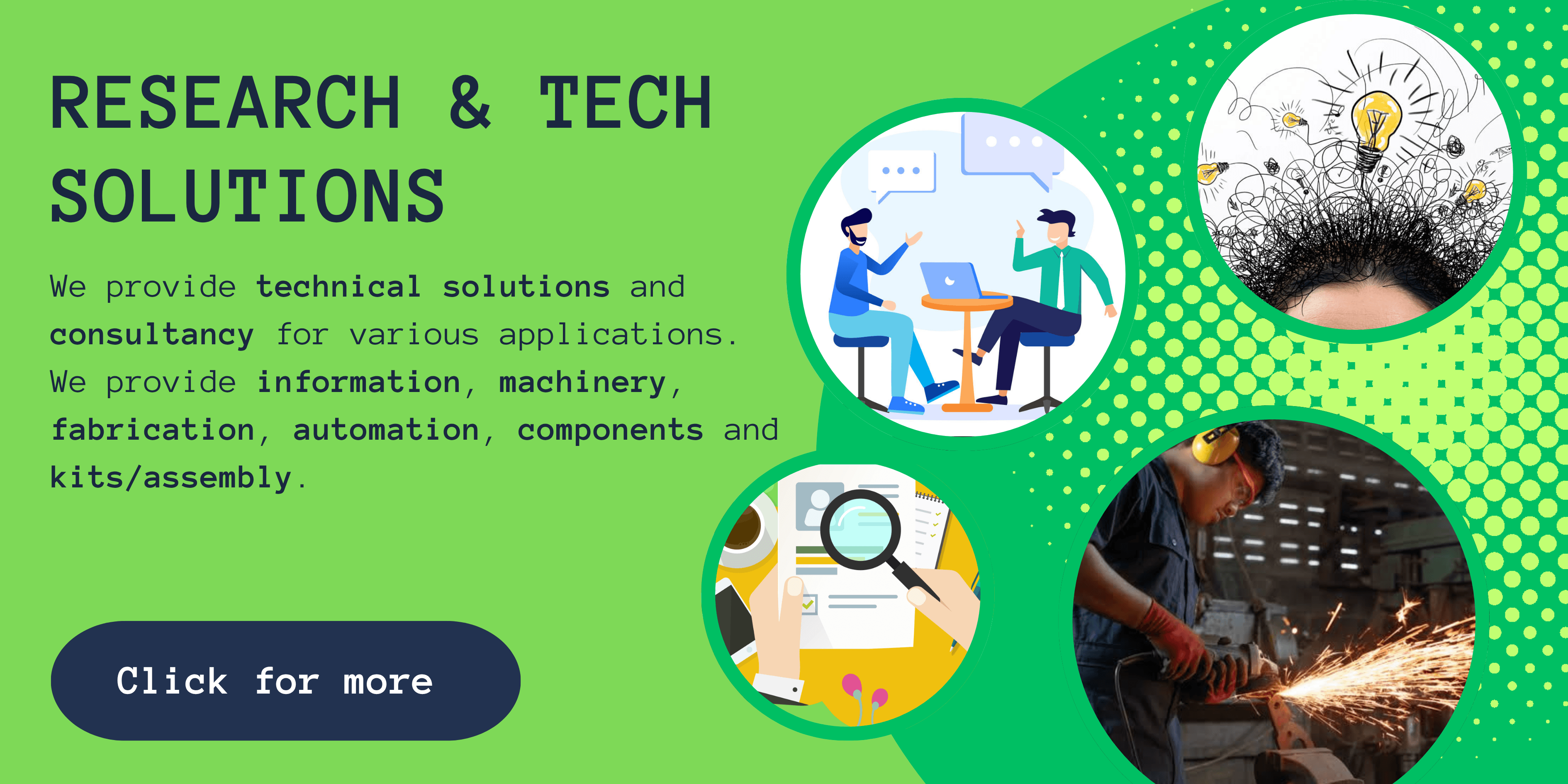 Industrial Equipment and Research Support